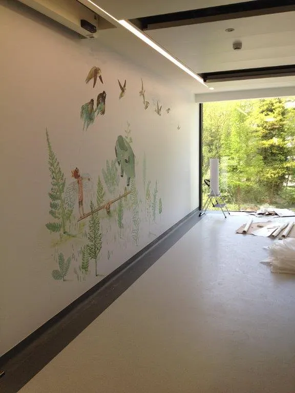 Muurillustratie, beeld 3