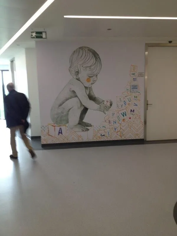Muurillustratie, beeld 22